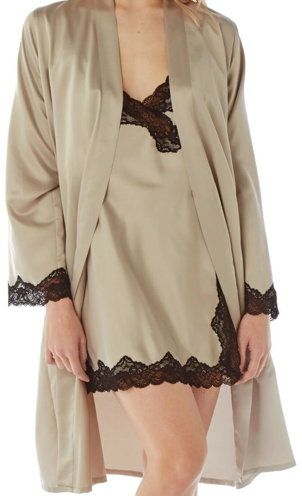 Indigo Sky chemise and robe set Mimi You Lingerie